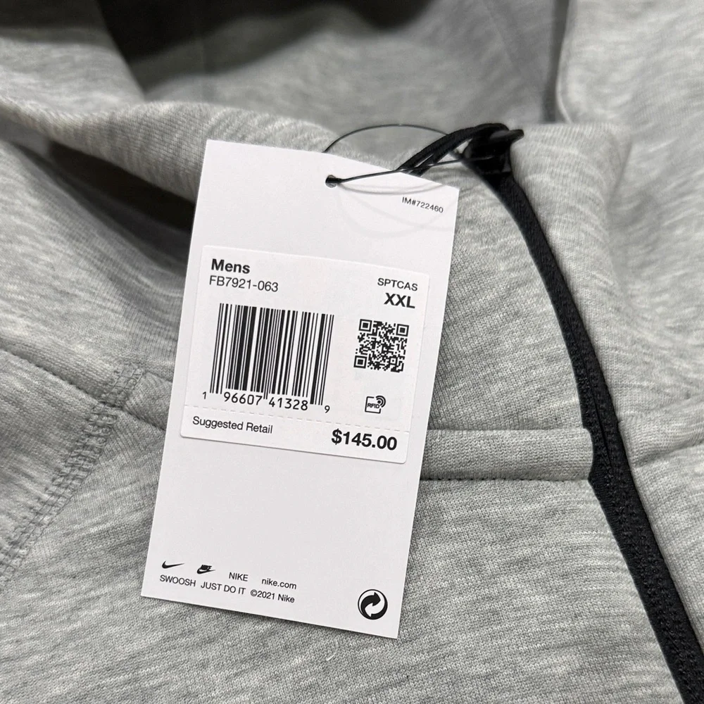 Nike Sportswear Tech Fleece Men's Full-Zip Hoodie sz XXL msrp $145 - Picture 6 of 12
